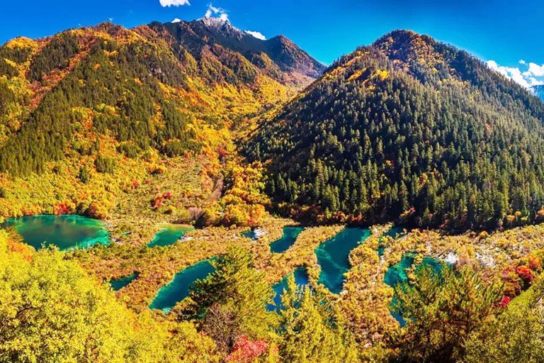 Jiuzhaigou Valley October
