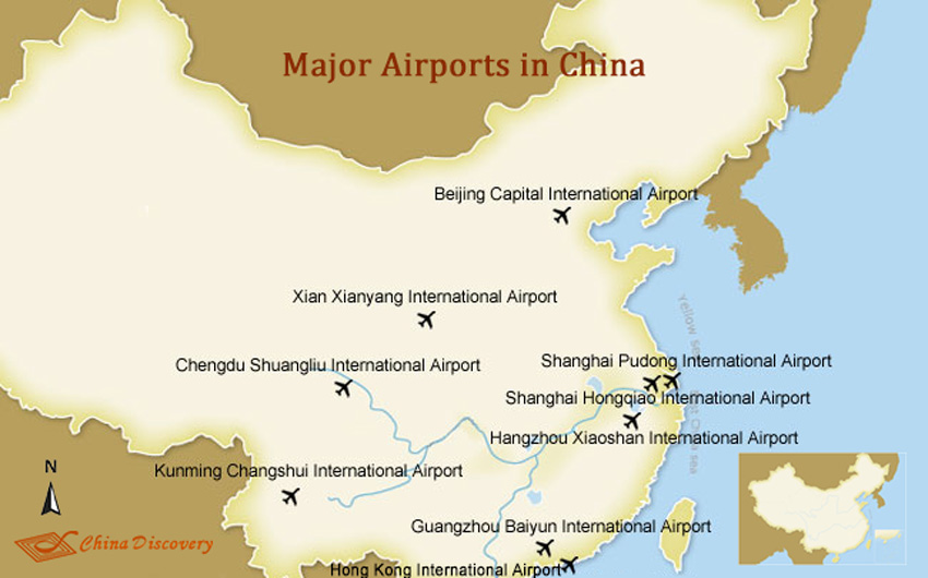 Major Airports in China