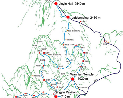 Mount Emei Maps Detailed Mount Emei Tourist Maps 2019