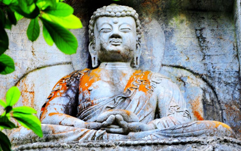 Buddhist Carving at Feilai Peak