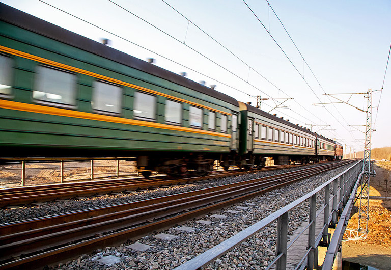 Regular Train (Green Train) in China