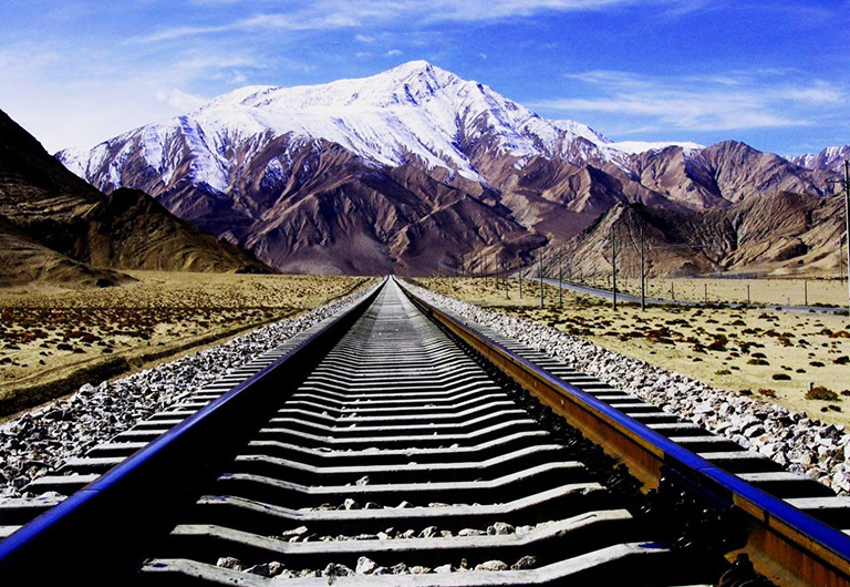 Qinghai Tibet Railway in China