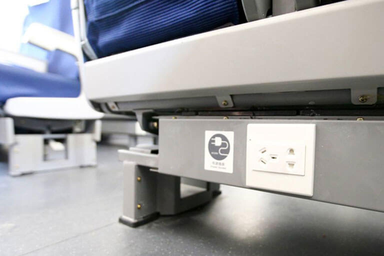 China Bullet Train Second Class Seat - Socket