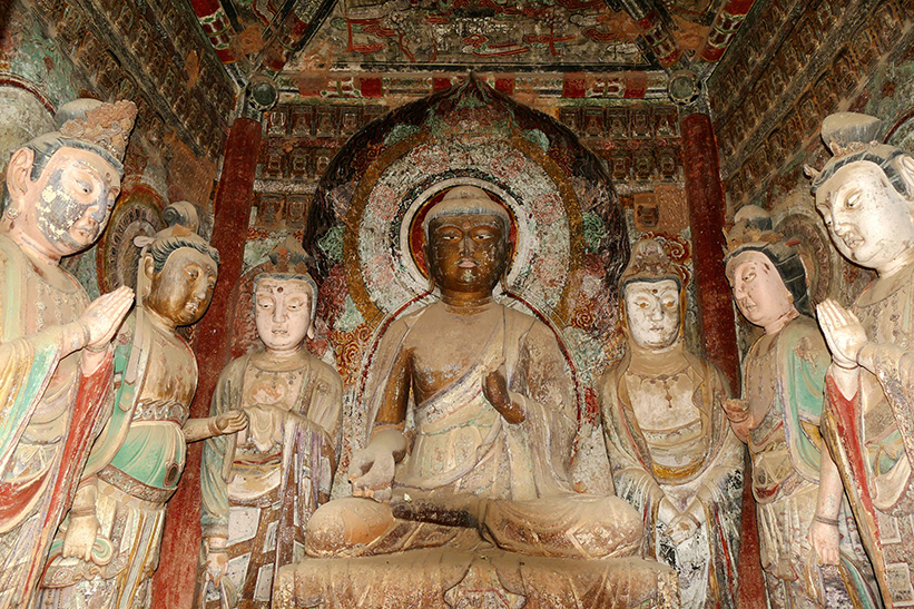 Maijishan Grottoes Buddha Statue