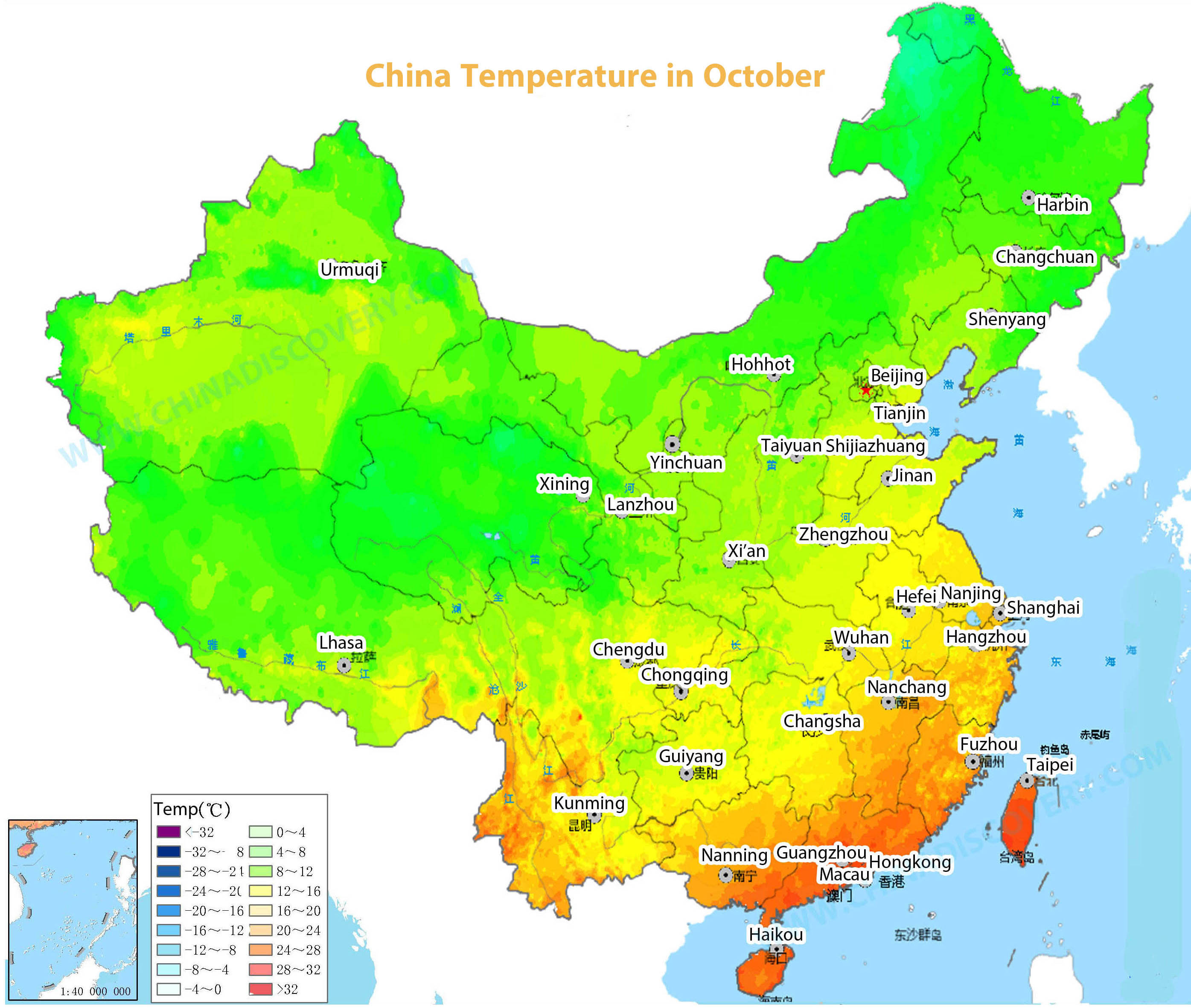 China Weather in October: Temperature, Where to Go & Highlights