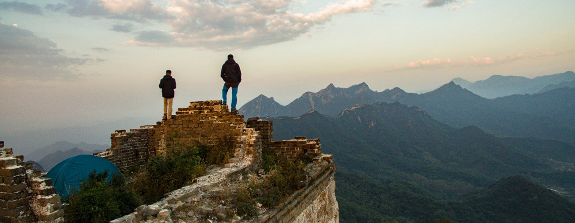 2 Days Jiankou - Mutianyu & Huanghuacheng Lakeside Great Walls Hiking Tour