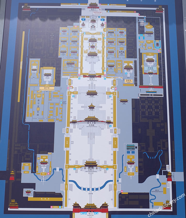 Forbidden City Map