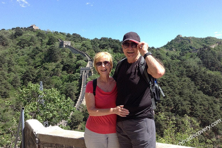 Our customer Heidy visited Mutianyu Great Wall 