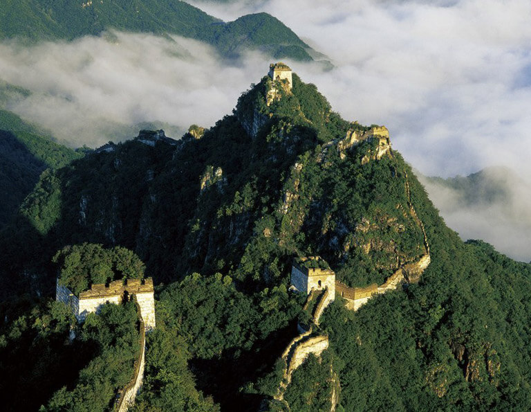 Jiankou Great Wall is the steepest section of Great Wall of China