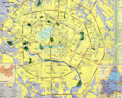 Chengdu City Map