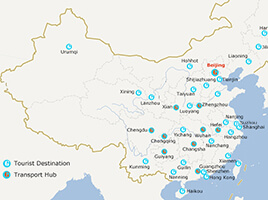 China High Speed Train Map, China Bullet Train Map, China Train Map