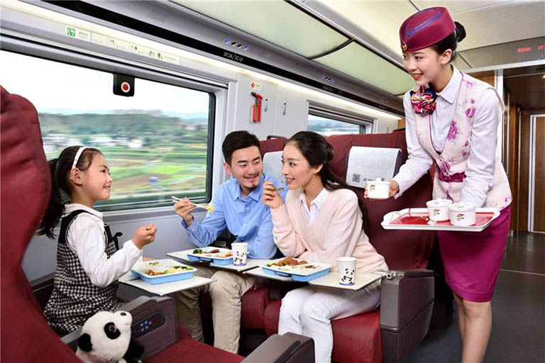 Outstanding Service on China High Speed Trains