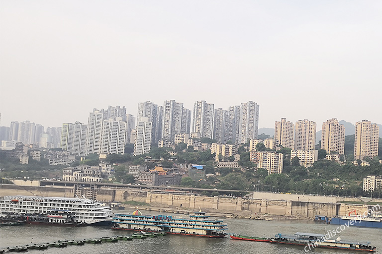 Morning View of Chongqing Chaotianmen Port