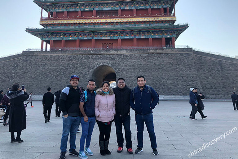 Xian Ancient City Wall in Winter