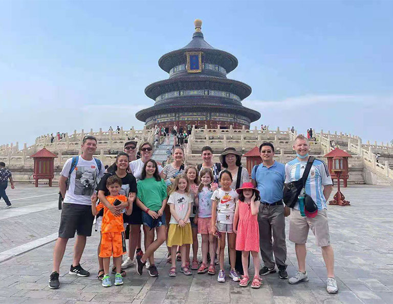 Cameron's Family from New Zealand - Temple of Heaven, Beijing