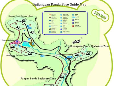 Dujiangyan Panda Base Map