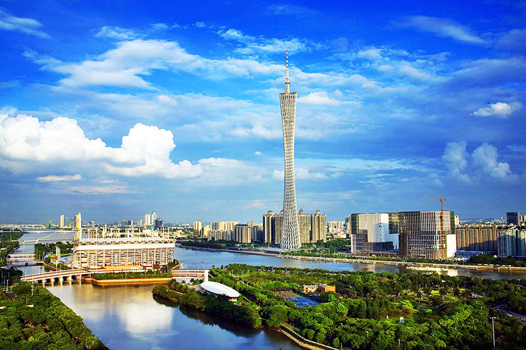 View Canton Tower in Daytime