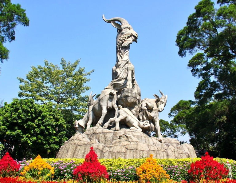 Yuexiu Park Five Rams Statue