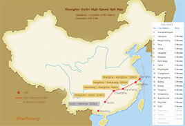 China High Speed Rail Maps & Train Route Maps