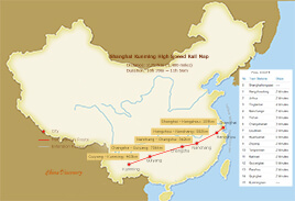 China High Speed Rail Maps & Train Route Maps