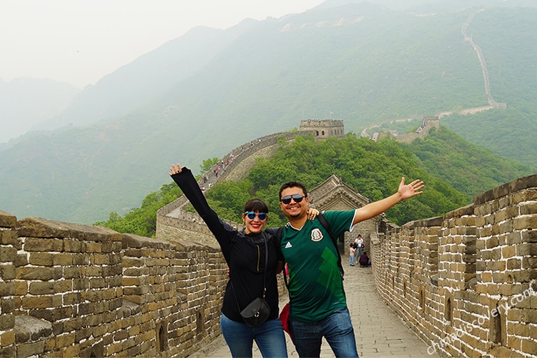 Joel's family visited Mutianyu Great Wall with China Discovery