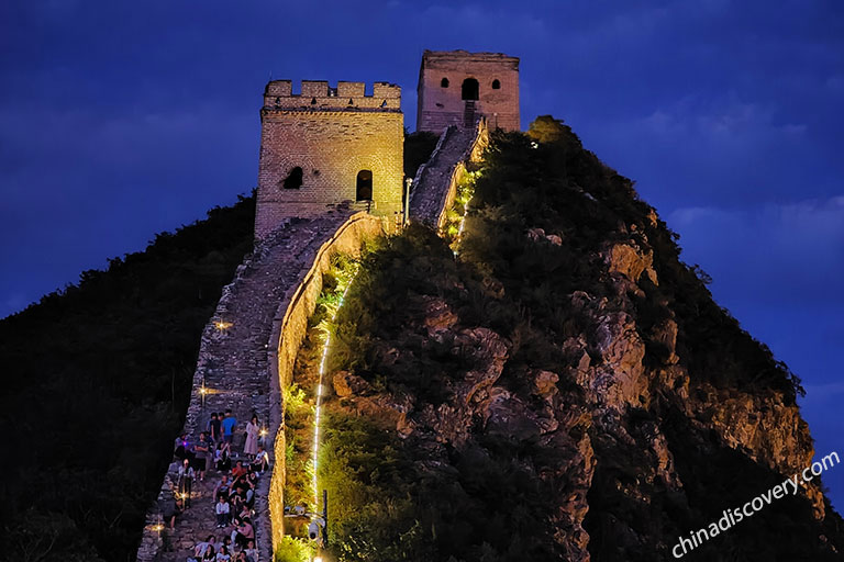 Simatai Great Wall Night View