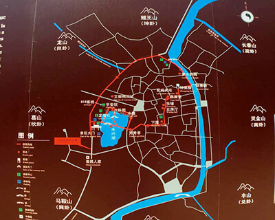 Chengkan Village Map