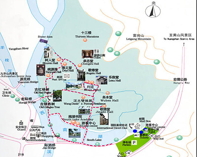 Hongcun Village Map