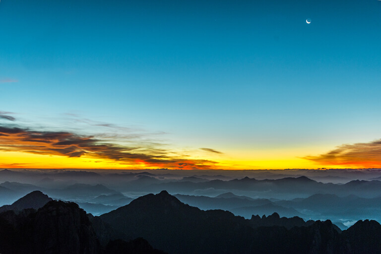 Huangshan Mountain Summer Weather in July, August & September 2024