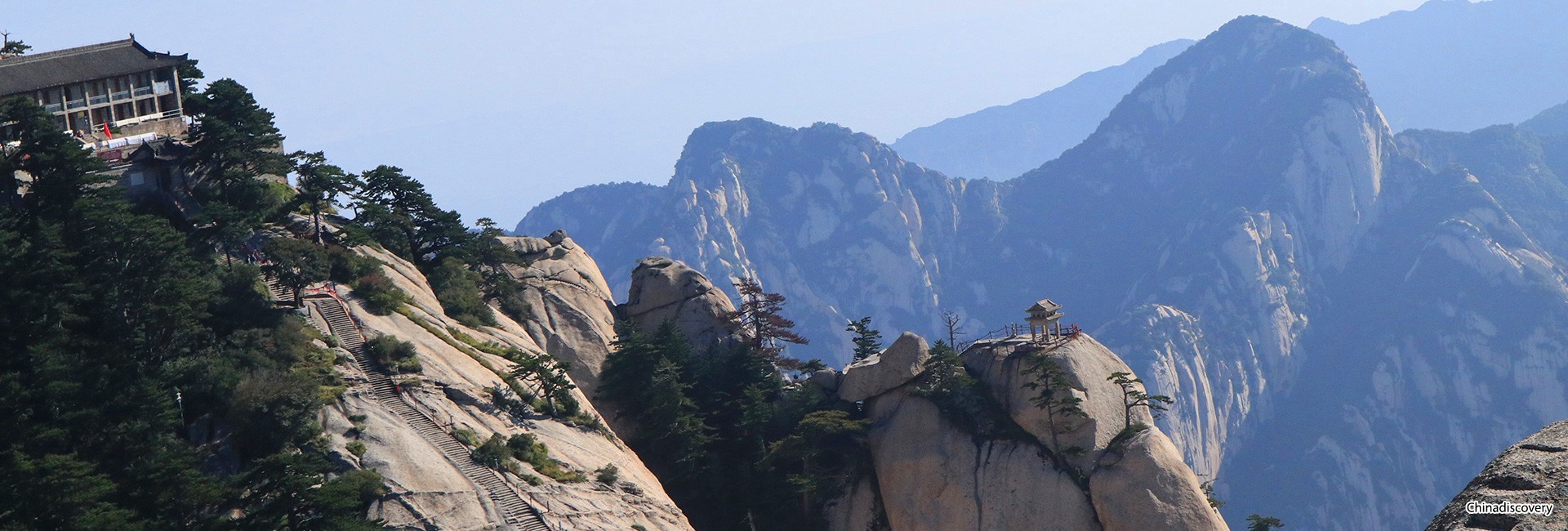 How Easy or Difficult it is to Climb the Steep Staircase of the Steepest  Mountain in HuaShan, China?