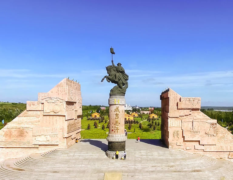 Gate of Mausoleum of Genghis Khan