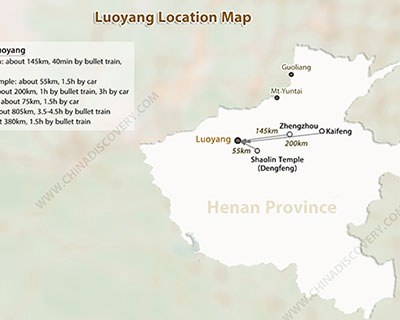 Luoyang Location Map