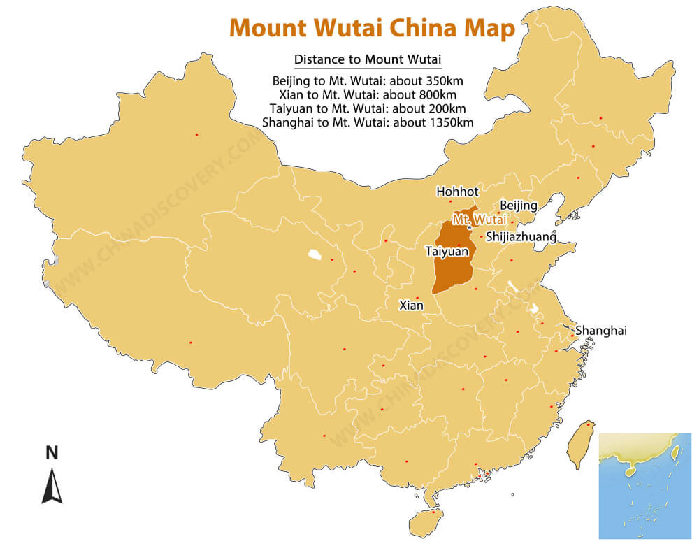 taihang mountains map