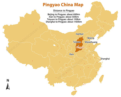 Updated Pingyao Maps Pingyao Ancient City Maps 2021 2022   Pingyao China Map 250 