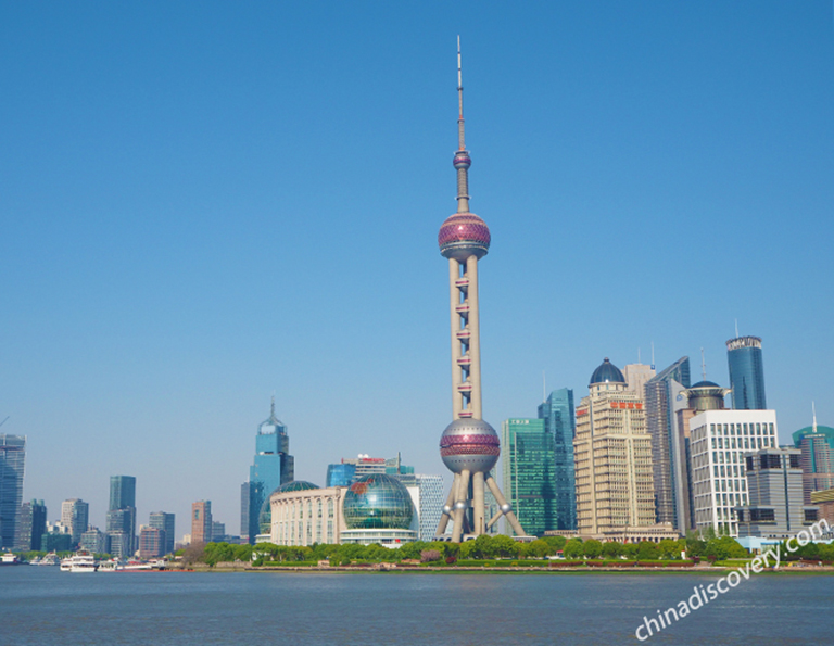 Oriental Pearl TV Tower in Shanghai