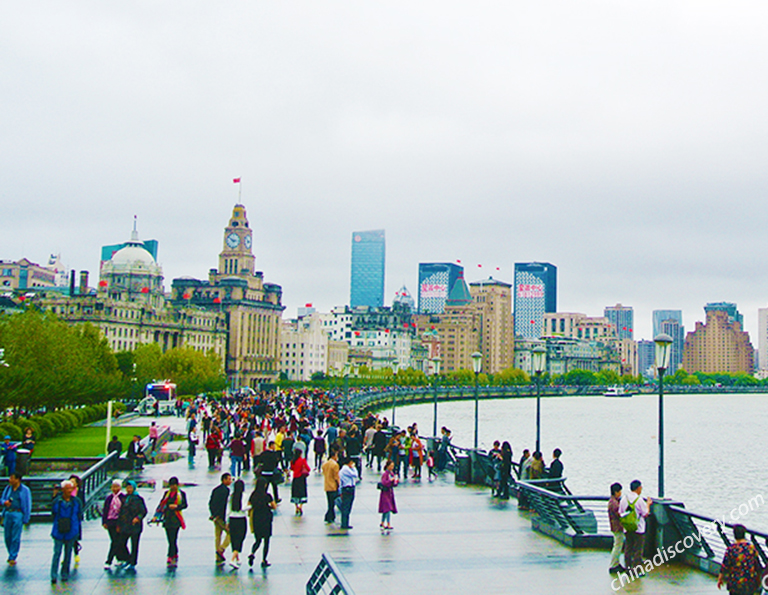 the Bund in Shanghai