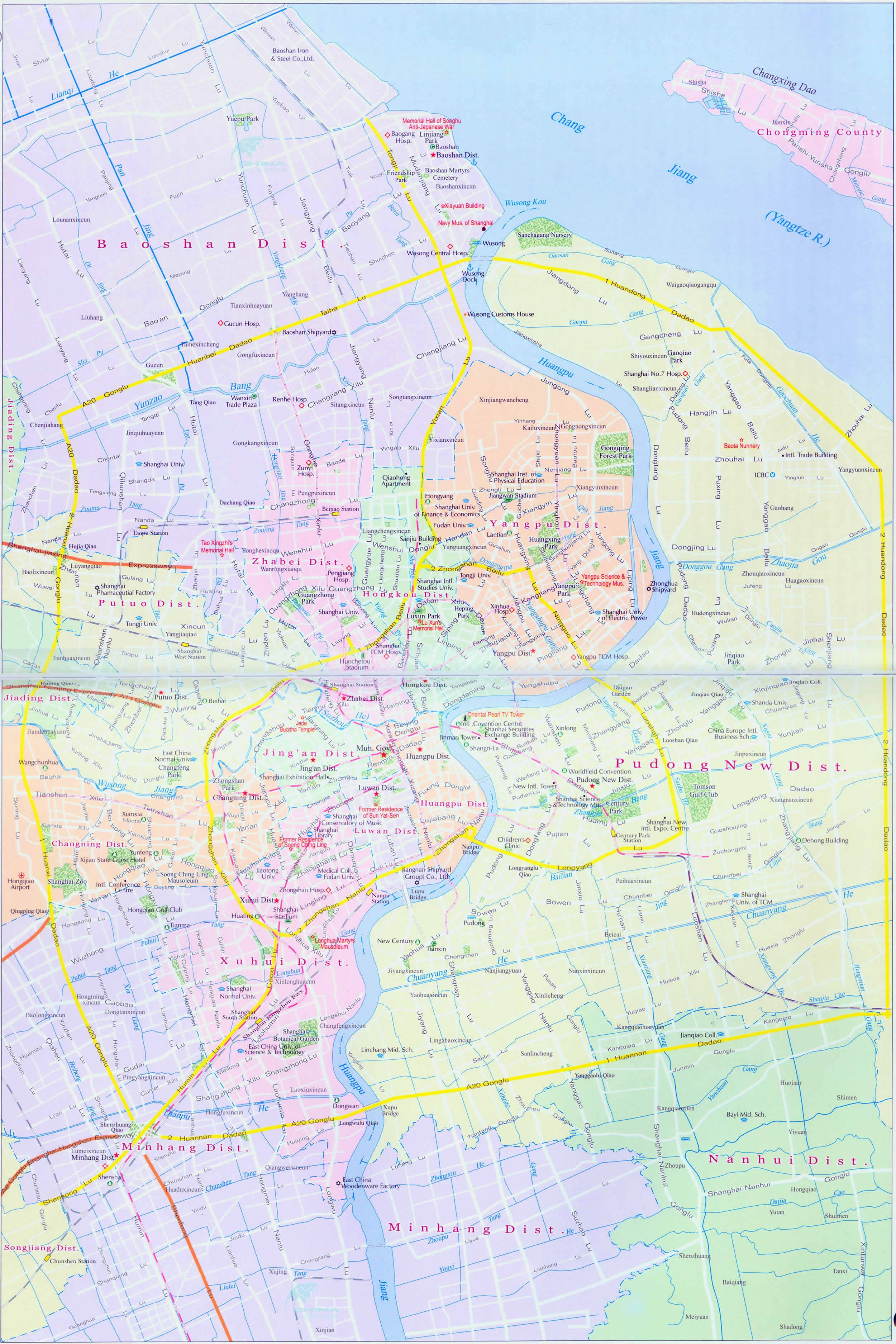 Shanghai Maps Shanghai Street Map Subway Map Airport - vrogue.co