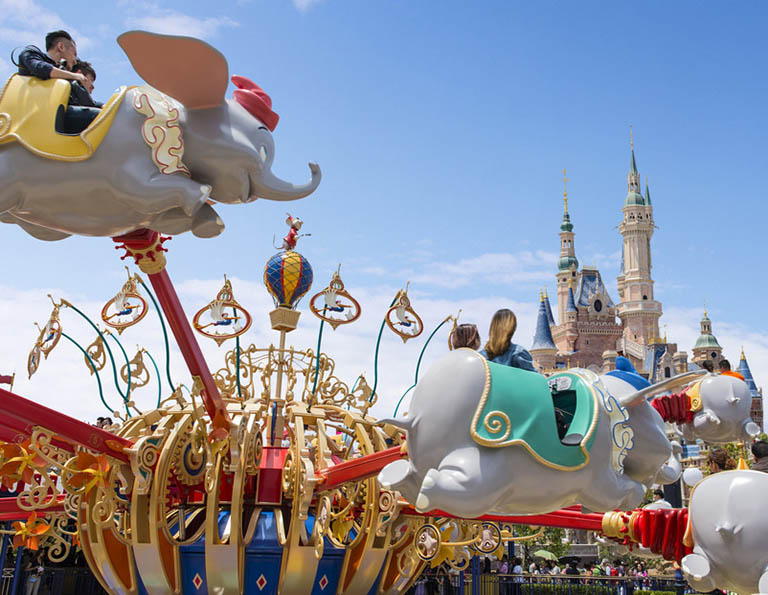 Dumbo the Flying Elephant in Gardens of Imagination