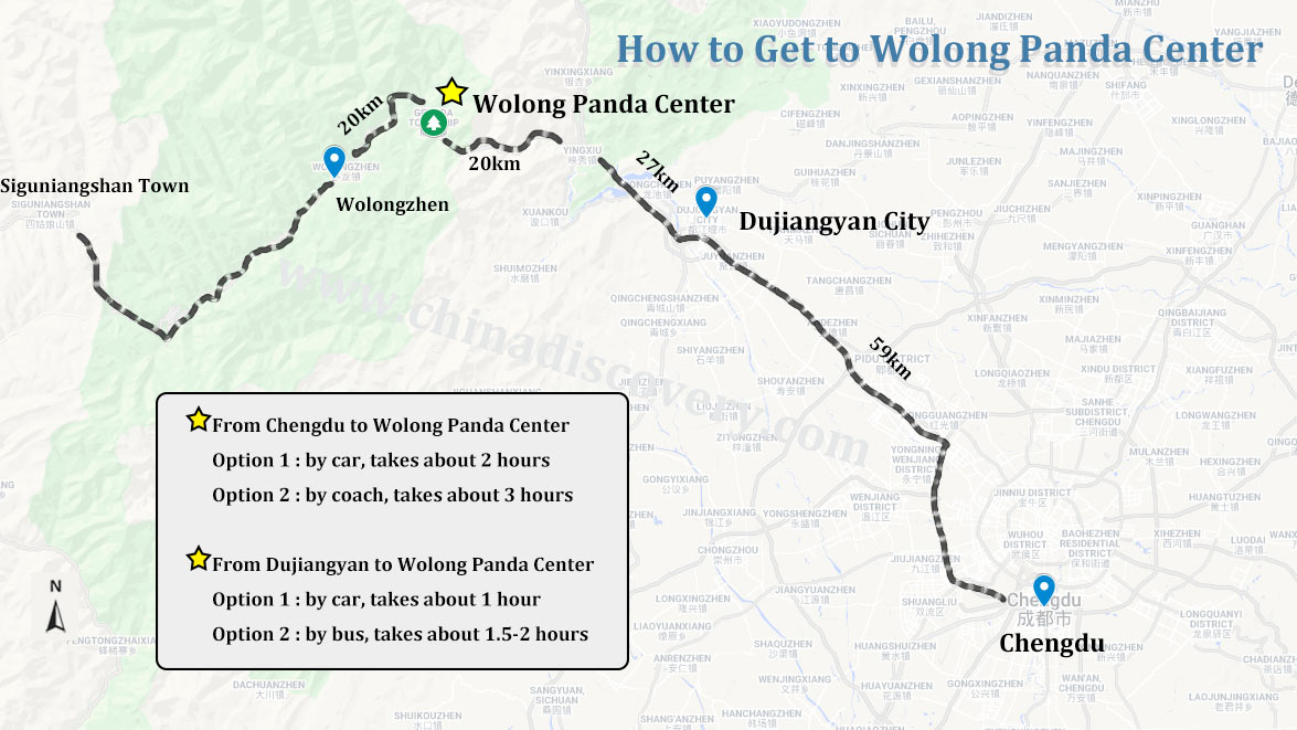 How to get to Wolong Panda Center