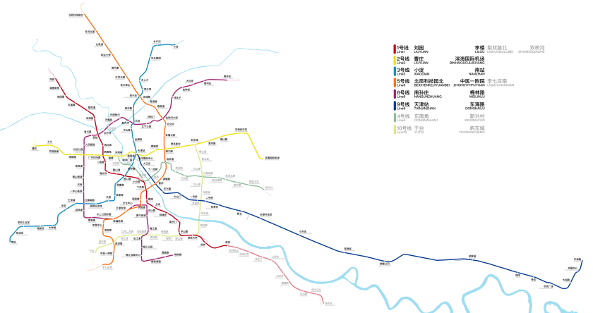 Tianjin Subway Map