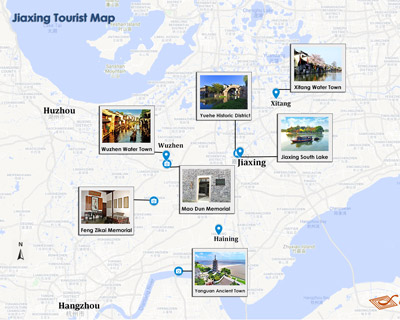 Jiaxing Tourist Map