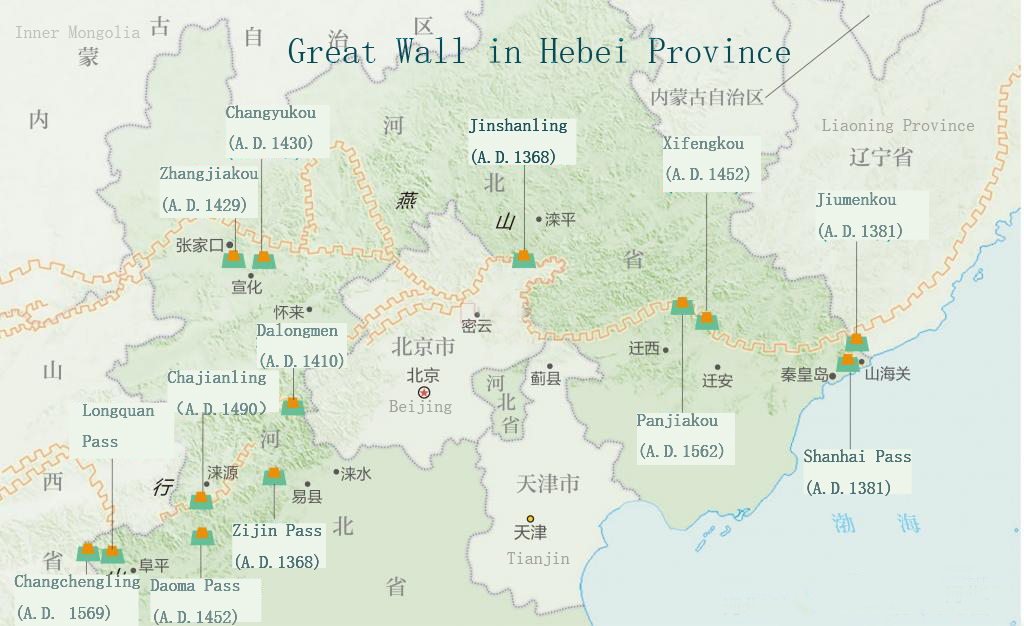 great wall map