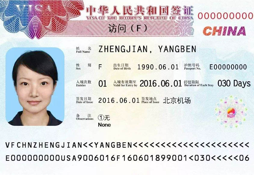 chinese tourist visa duration of stay