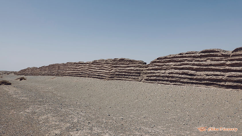 Ruin of Great Wall of Han Dynasty at Yumenguan Pass in Dunhuang, Photo Shared by Marcin, Tour Customized by Lily