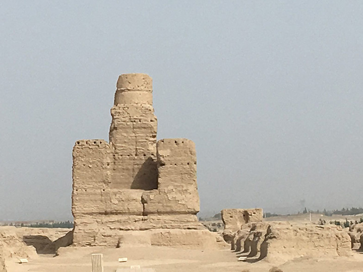 Remains of a Buddhist Stupa in Jiaohe, Photo Shared by Monica, Tour Customized by Leo