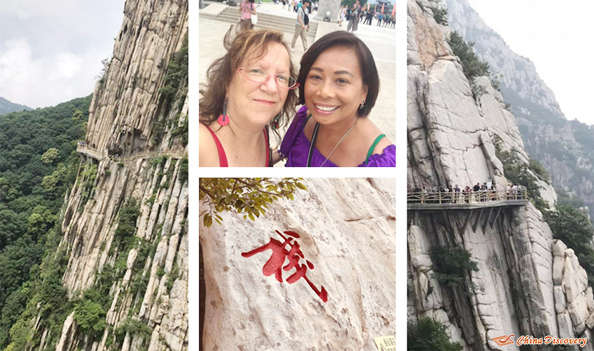 Sandee and Kathleen Traveled to Shaolin Temple in Dengfeng, Photo Shared by Sandee, Tour Customized by Tracy