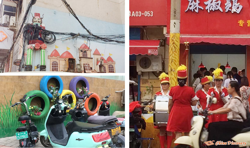 Streets, Graffiti, and Marching Band of Elderly in Zhengzhou, Photo Shared by Sandee, Tour Customized by Tracy
