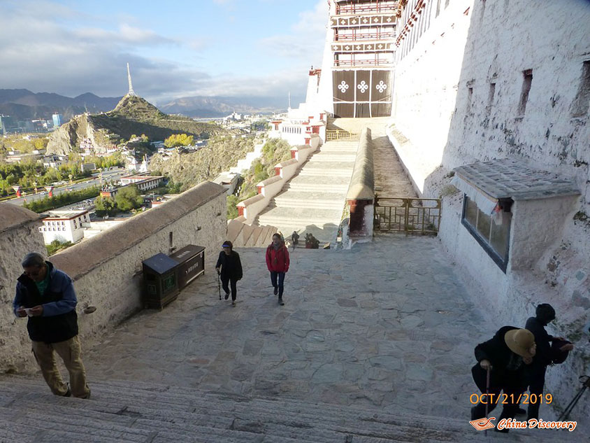 Lots of Steps to Reach Sumtseling Monastery, Photo Shared by Steve, Tour Customized by Leo