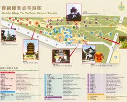 Map of Yellow Crane Tower