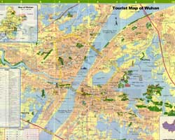 Sketch Map of Wuhan Tourist Sites